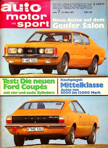 Deckblatt Auto Motor und Sport (07/1971)